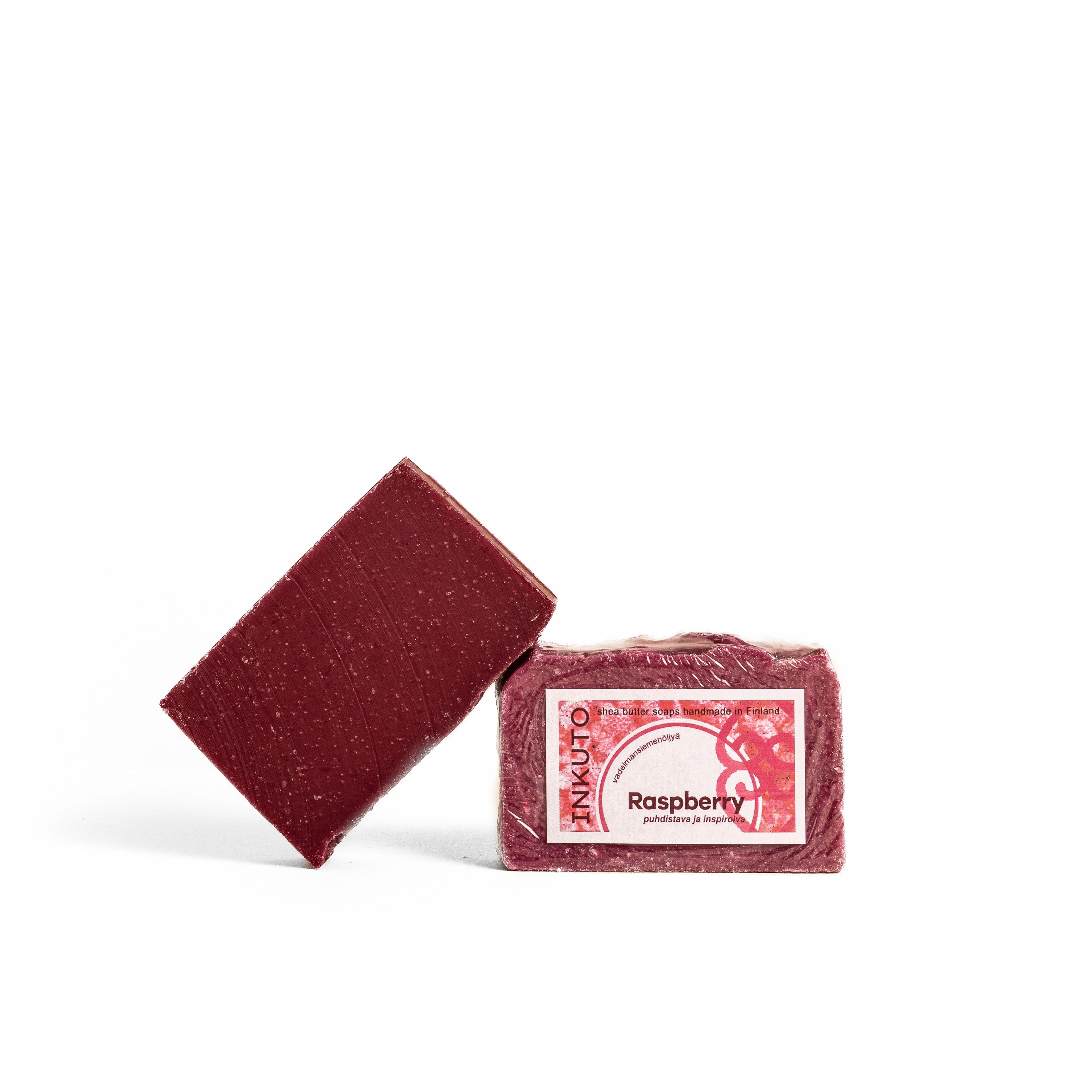 Raspberry-sheavoisaippua, vadelma, 110g