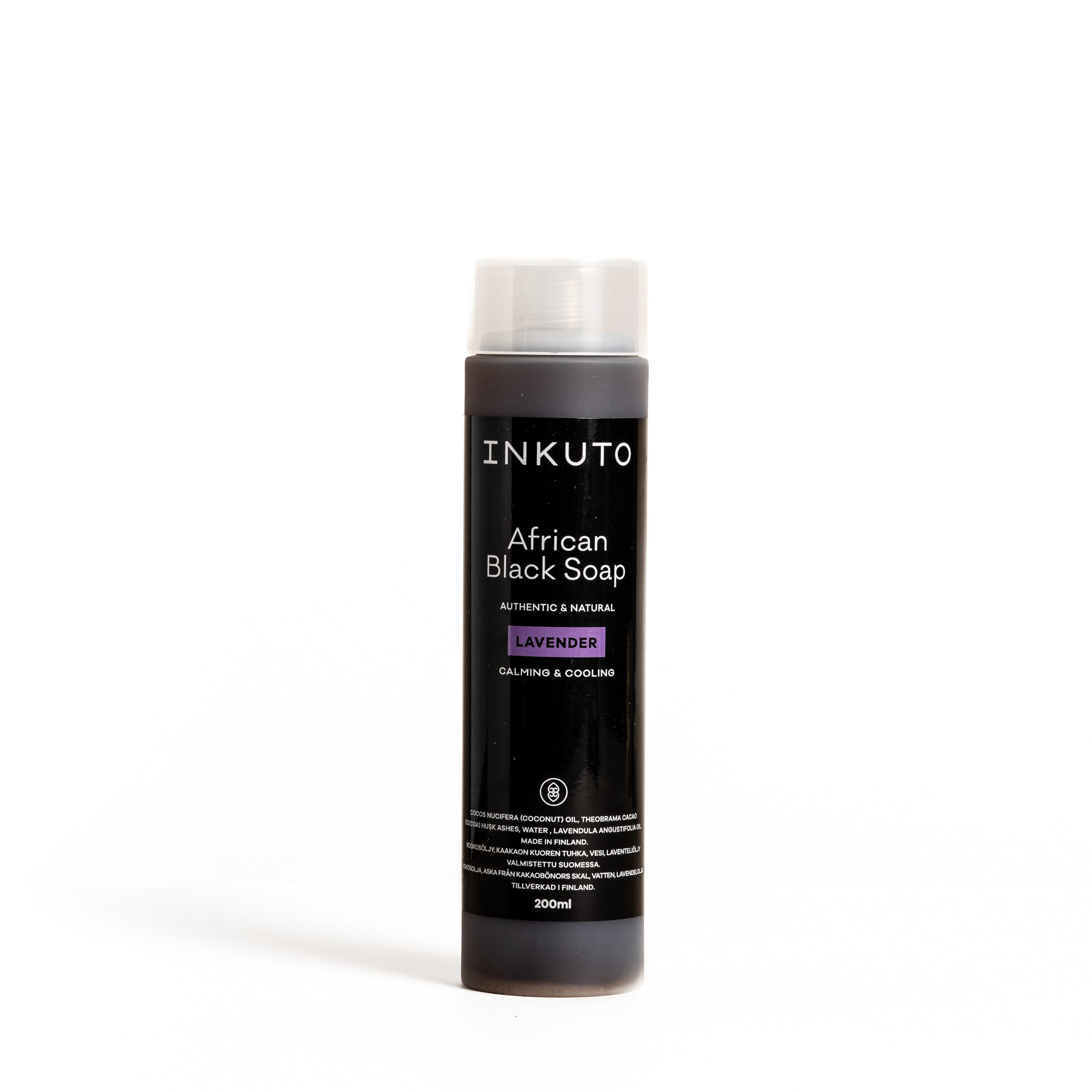 Afrikan Black Soap, Lavender - Afrikkalainen musta saaippua, Laventeli