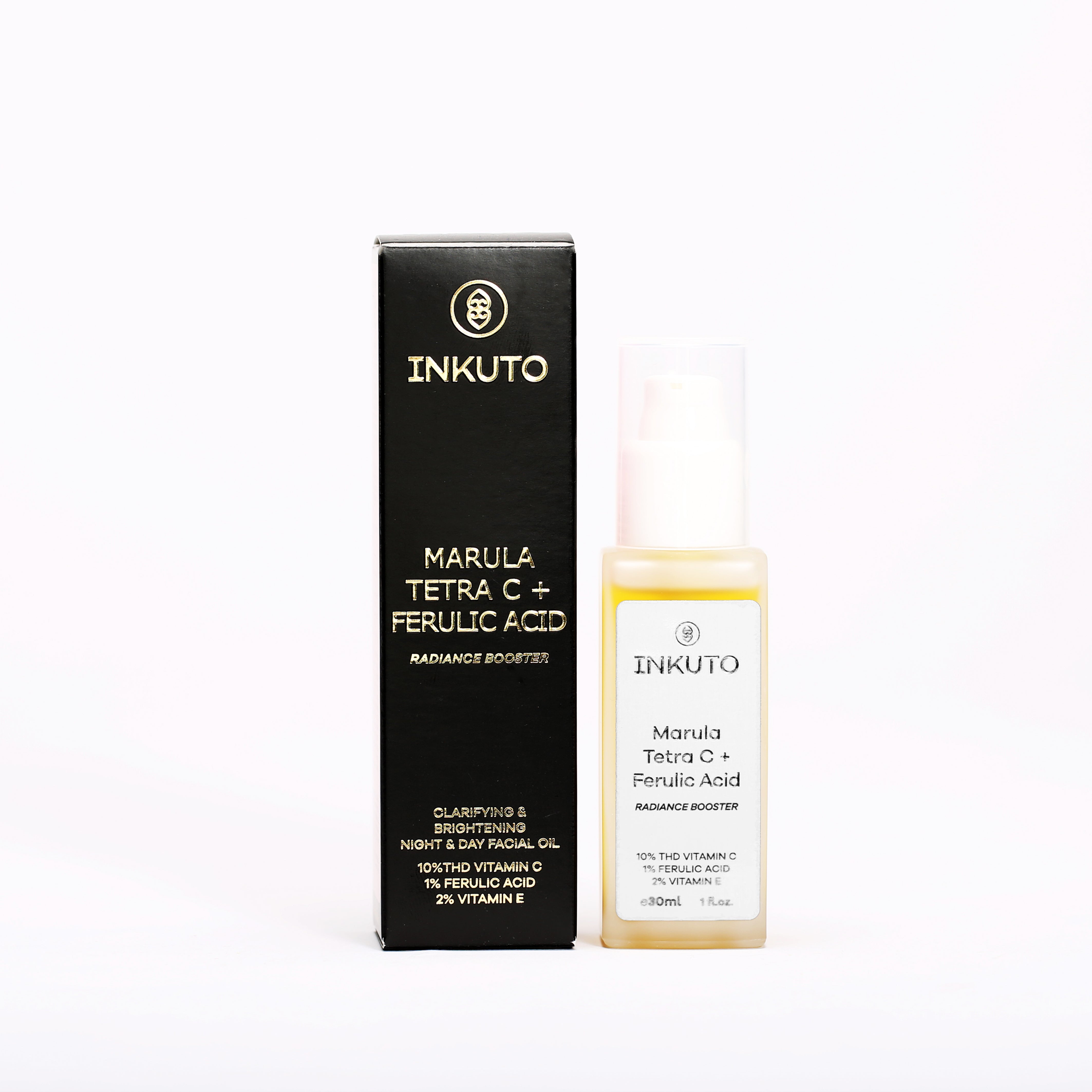 Marula, Tetra C, Ferulic Acid Radiance Booster - Ihoöljy