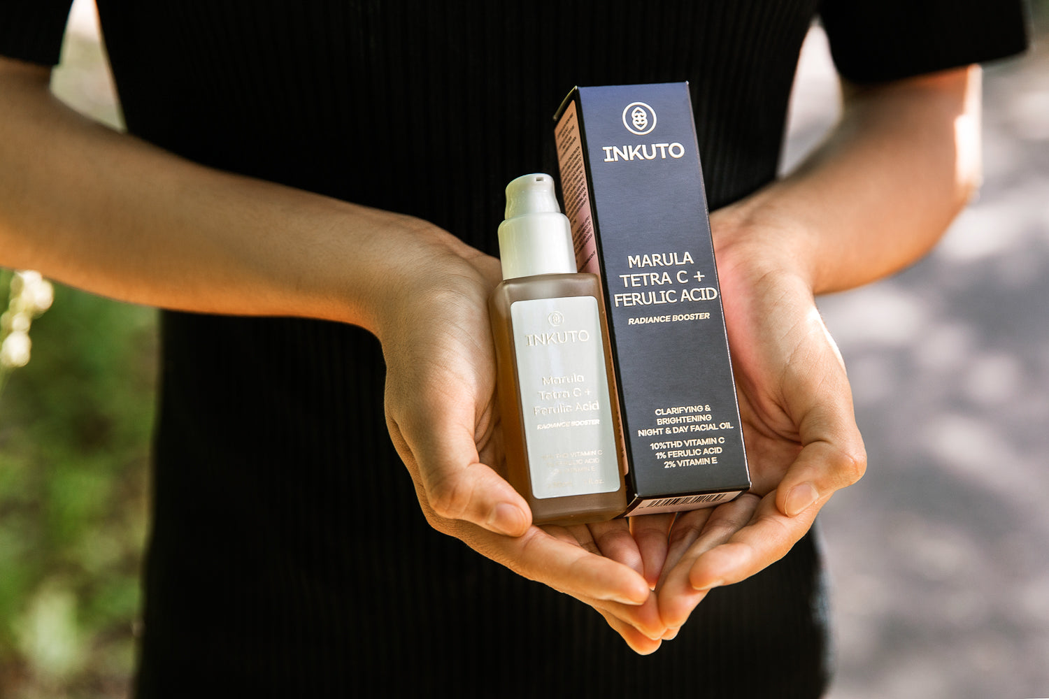 Marula, Tetra C, Ferulic Acid Radiance Booster, 30ml - Inkuto